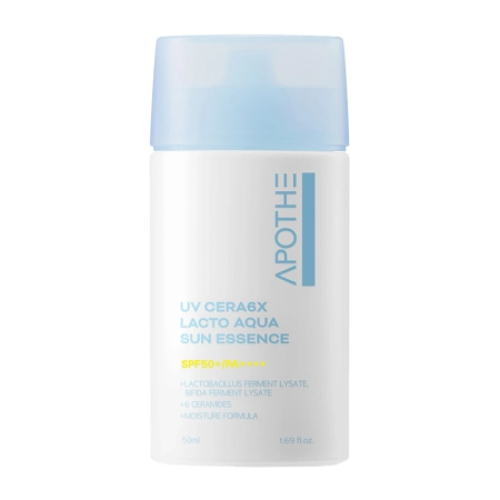 APOTHE - UV Cera 6X Lacto Aqua Sun Essence - Feuchtigkeitsspendende Gesichtsessenz mit Filter - 50ml