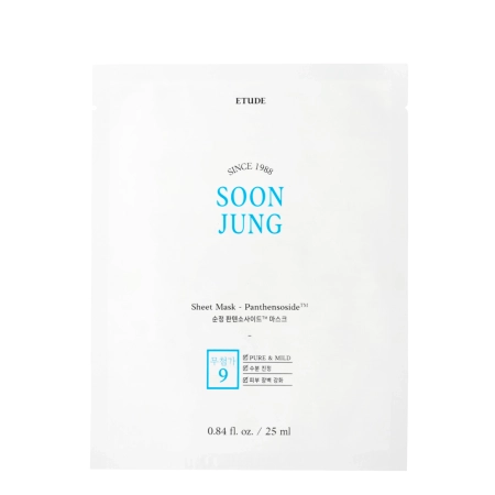 Etude House - Soon Jung Panthensoside Sheet Mask - Lindernde Tuchmaske - 25ml
