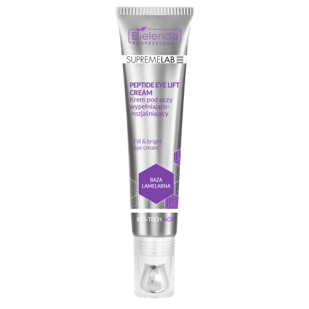 Bielenda Professional - Supremelab - Bio-Tech Age - Peptide Eye Lift Cream - Faltenauffüllende und Aufhellende Augencreme - 15ml