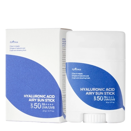 Isntree - Hyaluronic Acid Airy Sun Stick SPF 50+ PA ++++ - Sonnenschutzstift - 22g