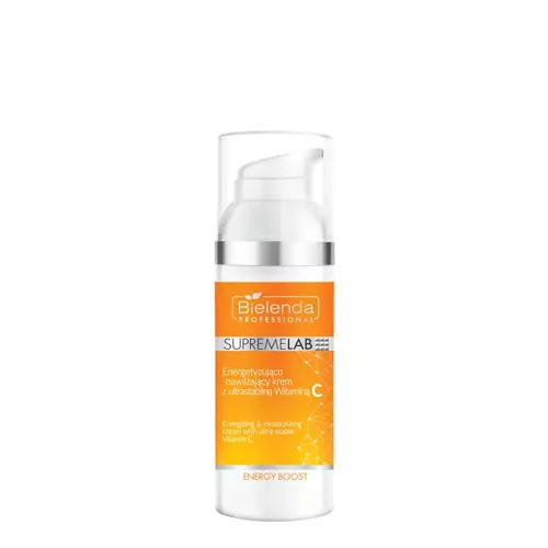 Bielenda Professional - Supremelab - Energy Boost - Energiespendende & feuchtigkeitsspendende Creme mit ultrastabilem Vitamin C - 50ml