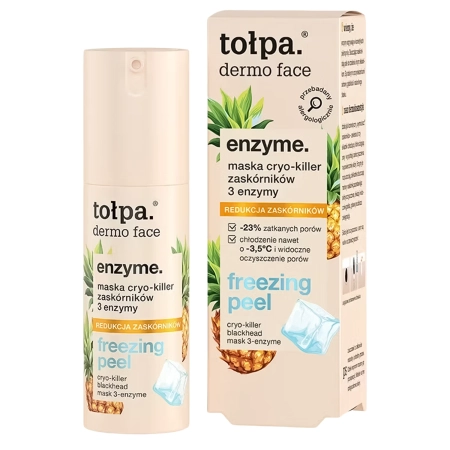 Tołpa - Dermo Face Enzyme - Freeze Peel - Cryo-Maske - Mitesser-Killer - 3 Enzyme - 50 ml