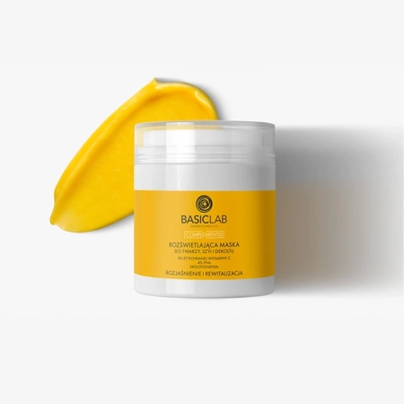 BasicLab - Complementis - Aufhellende Hautmaske für Gesicht, Hals und Dekolleté - 50ml
