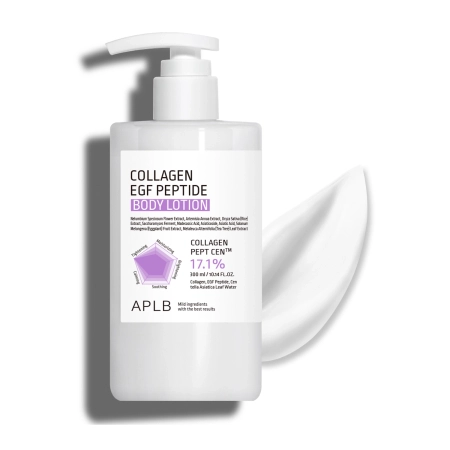 APLB - Collagen EGF Peptide Body Lotion - Feuchtigkeitsspendende und Straffende Körperlotion - 300ml