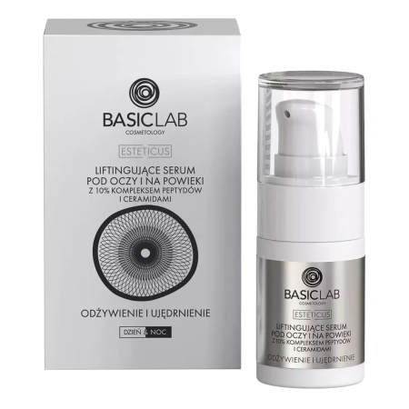 BasicLab – Ernährung und Straffung – Lifting-Serum für die Augenpartie und Augenlider – 15 ml