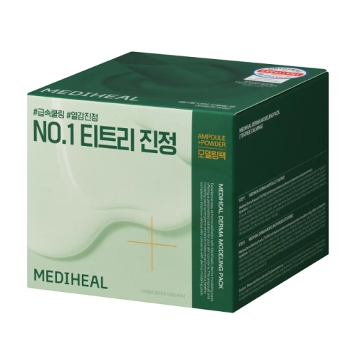 Mediheal - Derma Modeling Pack Teatree Calming 2 Step - Linderndes Gesichtspflege-Set - 28g + 2ml