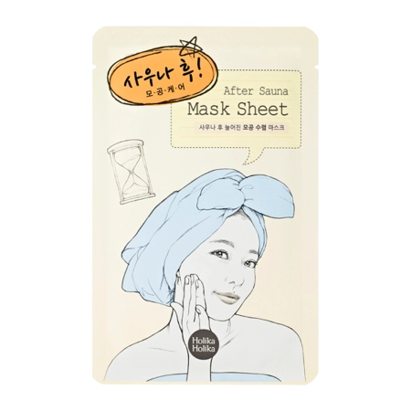 Holika Holika - After Mask Sheet - After Sauna - Intensiv Feuchtigkeitsspendende Tuchmaske - 30g