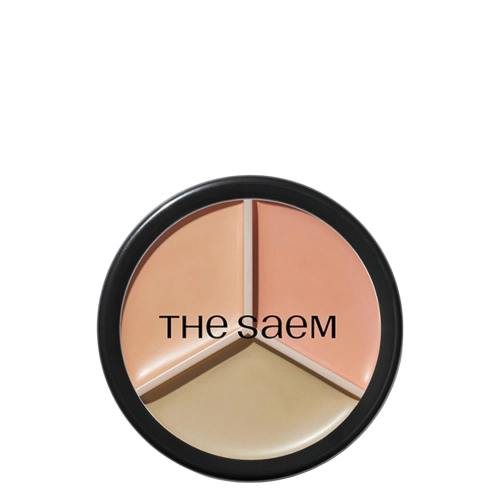 The Saem - Cover Perfection Triple Pot Concealer - Dreifaches Concealer-Palette - 01 Correct Beige - 13,5g