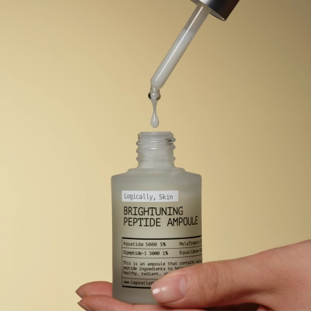 Logically, Skin - Brightuning Peptide Ampoule - Aufhellende Gesichtsampulle mit Peptiden - 30g