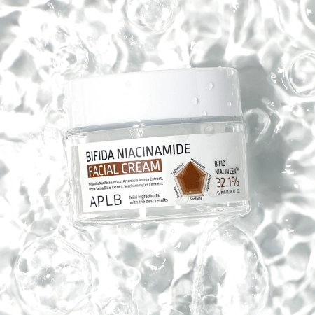 APLB - Bifida Niacinamide Facial Cream - Porenreduzierende Creme mit Niacinamid - 55ml
