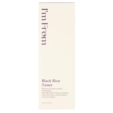 I'm From - Black Rice Toner - Gesichtswasser mit Extrakt aus schwarzem Reis - 150 ml