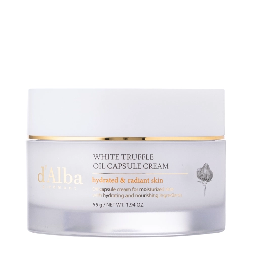 d'Alba - White Truffle Oil Capsule Cream - Nährende Gesichtscreme - 55g