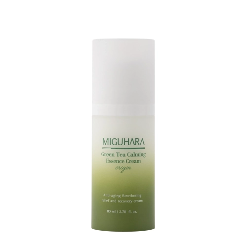 Miguhara - Green Tea Calming Essence Cream Origin - Lindernde Creme mit grünem Tee - 80ml