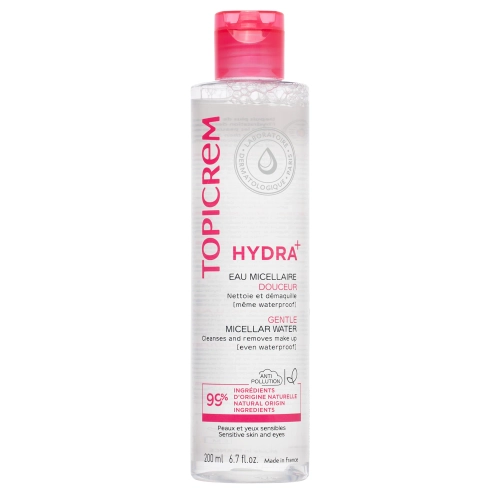 Topicrem - Hydra+ Gentle Micellar Water - Sanftes Mizellenwasser - 200 ml