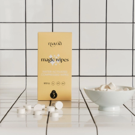 Mayola - Magic Wipes Step 3 - Feuchttücher in Tablettenform - 100 Stück 