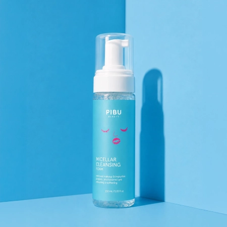 PIBU Beauty - Mizellar Reinigungsschaum - Reinigungsschaum fürs Gesicht mit Probiotika - 150ml