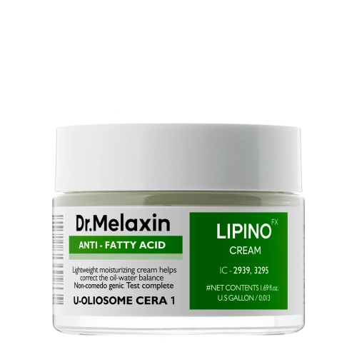 Dr.Melaxin - Lipino Cream - Leichte Feuchtigkeitscreme für zu Akne neigende Haut - 50ml