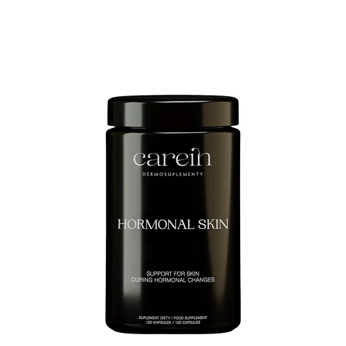 Carein - Hormonal Acne Skin - Dermosupplement - Reduktion von Akne und Unterstützung des hormonellen Gleichgewichts - 120 Kapseln