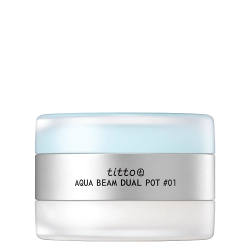 tit to - Aqua Beam Dual Pot - Duo für die Lippen - #01 Aqua Lip Balm/Shine Beam Plumper - 10g
