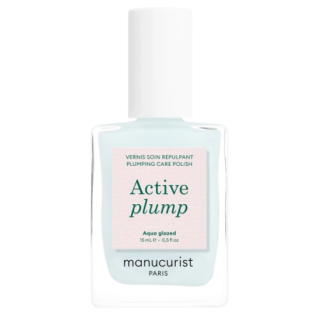 Manucurist - Active - Active Plump - Pflegender 2-in-1-Lack - Aqua Glazed - 15ml