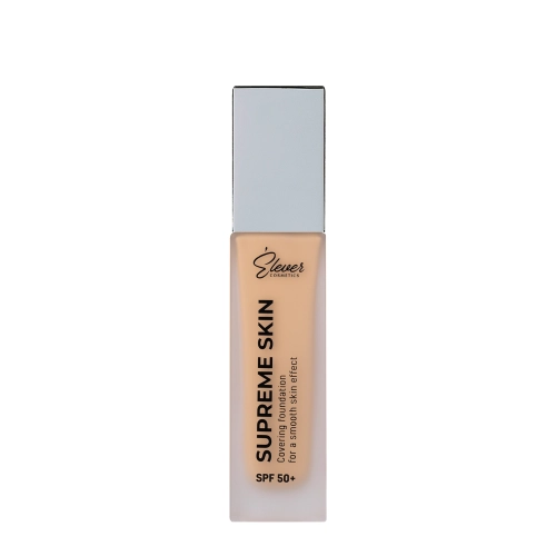 Elever Cosmetics - Supreme Skin SPF50+ - Leichte Foundation mit Filter - Sand - 30ml