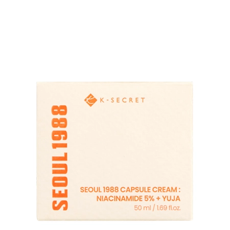 K-SECRET - SEOUL 1988 Capsule Cream: Niacinamid 5% + Yuja - Kapselcreme - 50ml