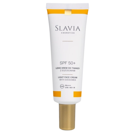 Slavia Cosmetics - SPF 50+ Leichte Gesichtscreme mit Exosomen - 50 ml
