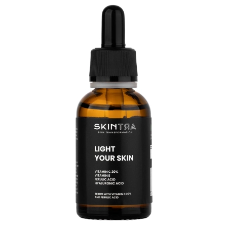 SkinTra - Light Your Skin - Serum mit Vitamin C 20% und Ferulasäure - 30ml