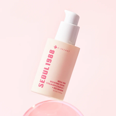 K-SECRET - SEOUL 1988 Boosting Serum : Collagen Complex 7 + Red Ginseng - Serum mit Kollagen und Ginsengwurzelextrakt - 30ml