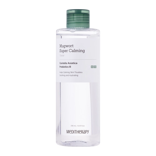Meditherapy - Mugwort Super Calming Toner - Linderndes Gesichtswasser für Gesicht mit Beifuß-Extrakt - 250ml