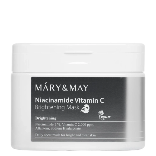 Mary&May - Niacinamide Vitamin C Brightening Mask - Set mit aufhellenden Gesichtsmasken - 30Stk.
