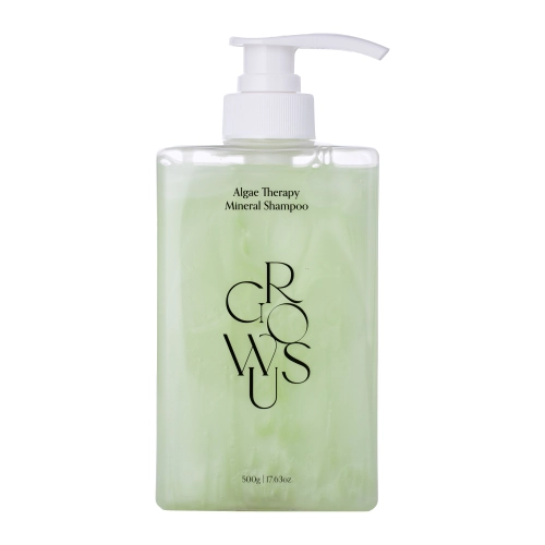 GROWUS - Algae Therapy Mineral Shampoo - Peeling- und linderndes Shampoo für Haare und Kopfhaut - 500g