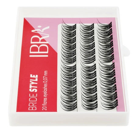 Ibra Makeup - Wimpernbüschel Bride Style - 10 mm