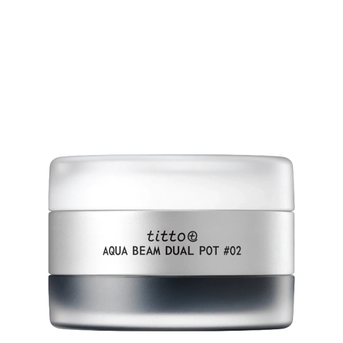 titto - Lip & Cheek Dual Pot - Duo für Lippen und Wangen - #02 Supernova/Black Hole - 10g