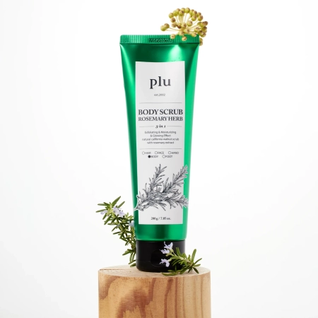 plu - Body Scrub - Körperpeeling - Rosemary Herb - 200 g
