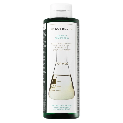 Korres - Shampoo Cystine & Minerals - Anti-Haarausfall-Shampoo für Männer - 250ml