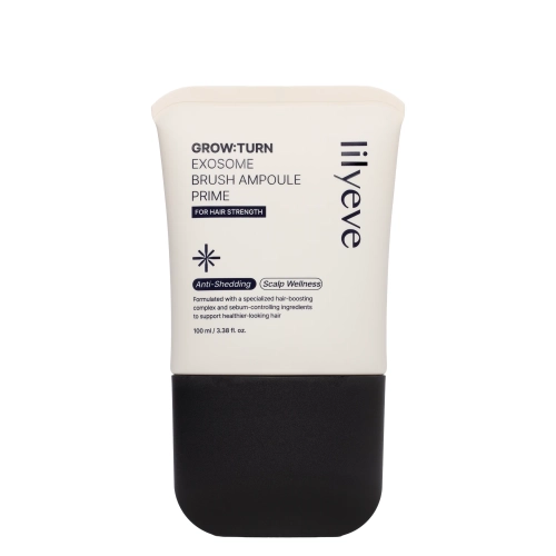 lilyeve - Grow: Turn Exosome Brush Ampoule Prime - Stärkende Ampulle für Haar und Kopfhaut für Männer - 100 ml