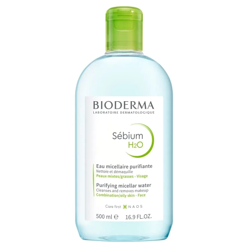 Bioderma - Sebium H2O - Antibakterielle mizellare Lotion für zu Akne neigende Haut - 500ml