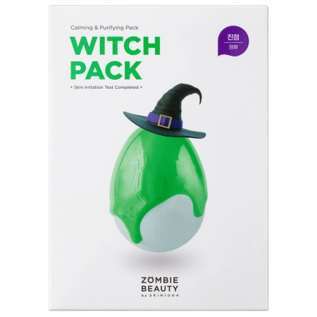 ZOMBIE BEAUTY by SKIN1004 - Witch Pack - Tiefenreinigende Maske mit grünem Tee - 8 Stk. x 15g