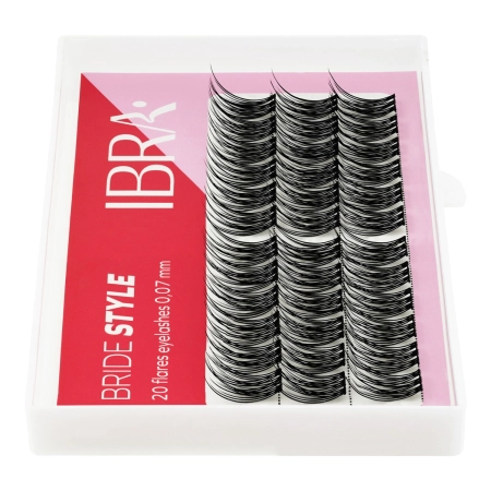 Ibra Makeup -  Wimpernbüschel Bride Style - 12 mm