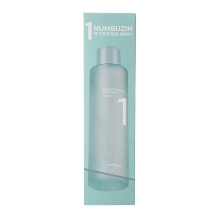 Numbuzin - No.1 - Pure-full Calming Herb Toner - Linderndes Gesichtswasser mit Houttuynia cordata und Centella Asiatica  - 300ml