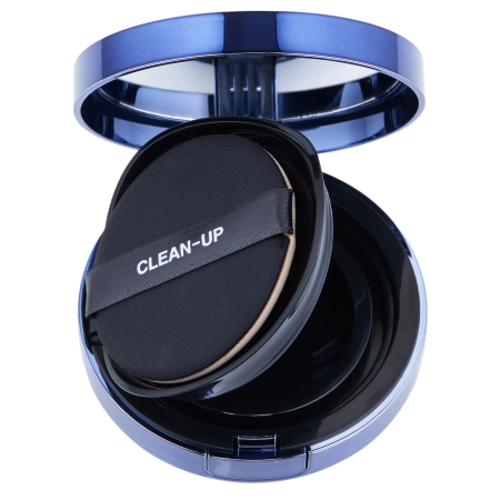 CUSKIN - Clean Up Skinfit Cushion Pact SPF50/PA++++ - Gesichtspuder im Kissenformat - No. 21 - 15 g + 15 g