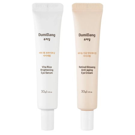 DumiDang - Rice & Ginseng Duo Eye Care Set – Augenpflege-Set – 2x30g