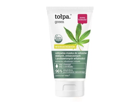 Tołpa - Green - Stärkung - Spülung-Maske für schwaches, geschädigtes und vitalitätsarmes Haar - 150ml