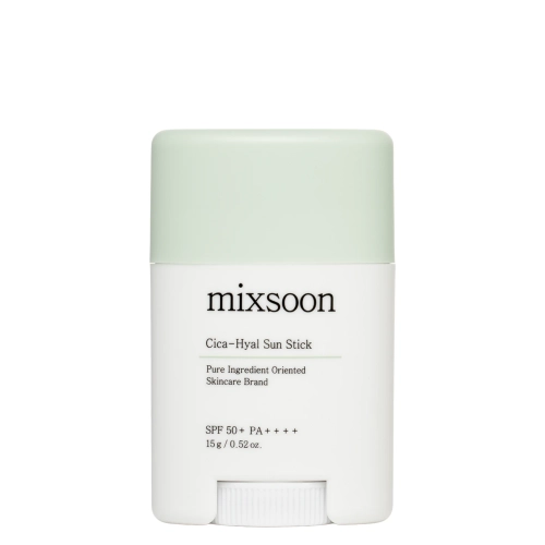 Mixsoon - Cica Hyal Sunstick SPF50+ PA++++ - Feuchtigkeitsspendender und beruhigender Sonnenschutz in Stiftform - 15g