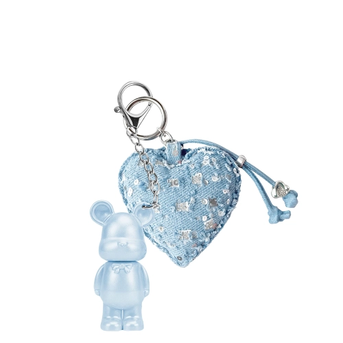 LOVRO - Denim Sugar Teddy Shimmer Lipgloss - Lipgloss mit Glitzerpartikeln - 01 Heart Drop - 1,4 g