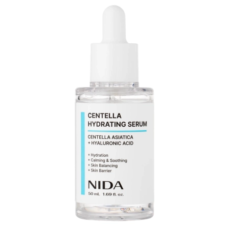 NIDA - Centella Hydrating Serum - Feuchtigkeitsspendendes und beruhigendes Gesichtsserum - 50 ml