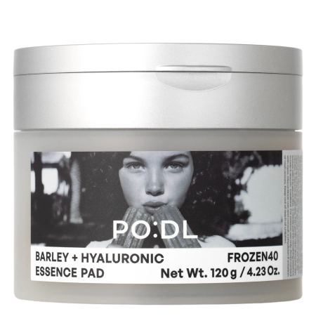 PO:DL - Barley Hyaluronic Frozen40 Essence Pads - Feuchtigkeitsspendende Gesichtspads - 70 Stück