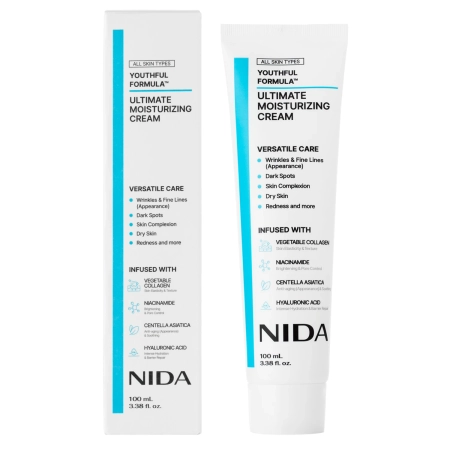 NIDA - Youthful Formula Ultimate Moisturizing Cream - Feuchtigkeitsspendende Gesichtscreme - 100 ml