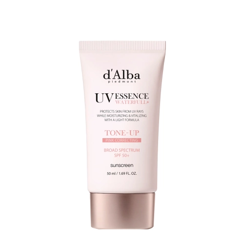 d'Alba - Waterfull Tone-Up Sun Cream SPF50+ PA++++ - Tönende Gesichtscreme mit Filter - 50ml